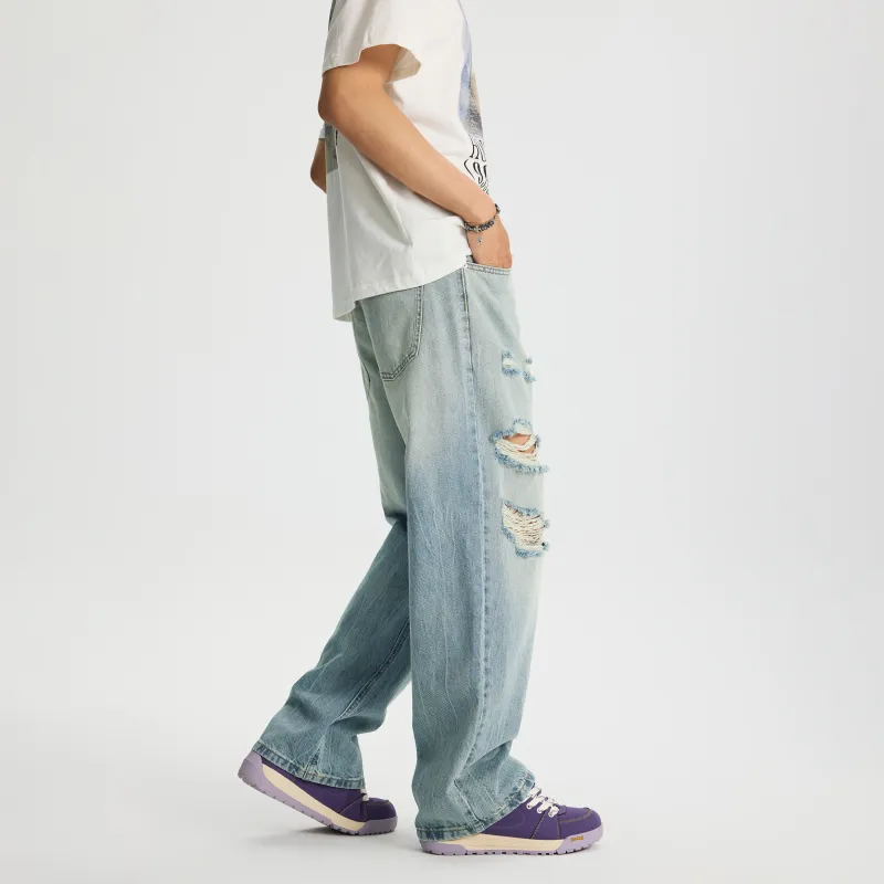 KM Jeans Unisex Peacock Blue-3