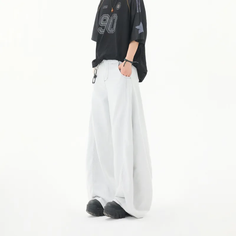 KM Jeans Unisex American White-2