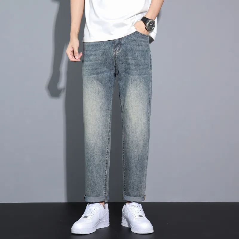 KM Jeans Unisex Dusty Gray Blue-2
