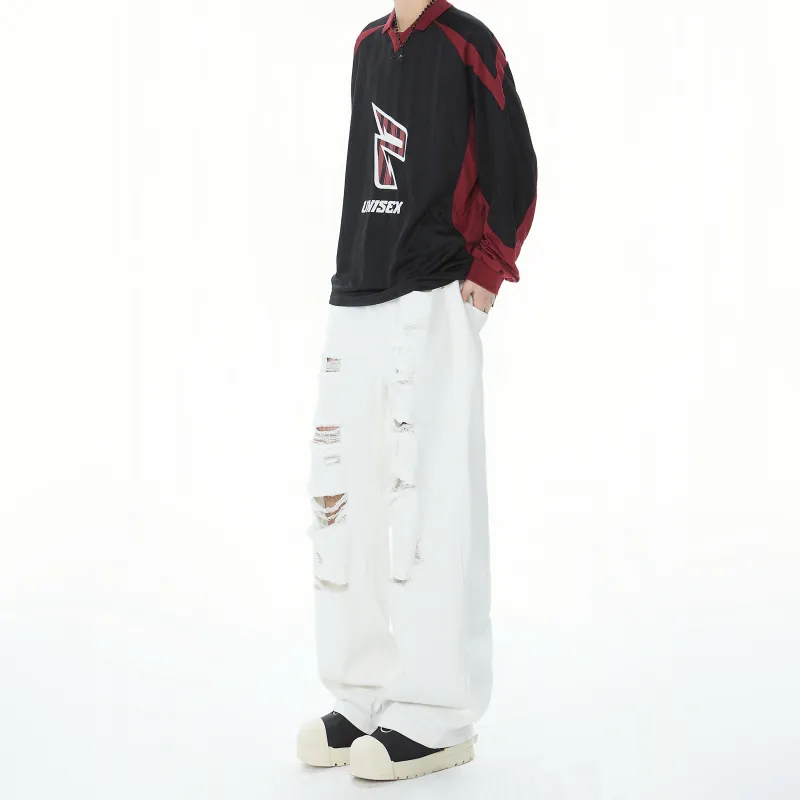 KM Jeans Unisex White-2