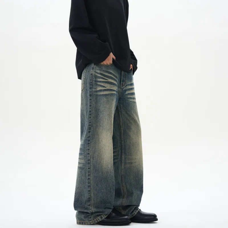 KM Jeans Unisex Vintage Blue-3