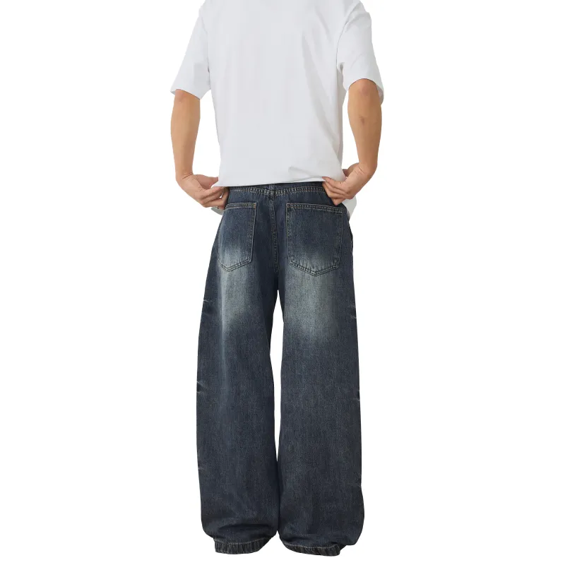 KM Jeans Unisex Blue Gray-3