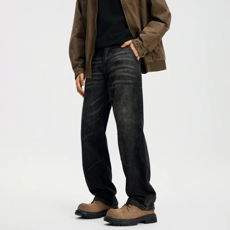 KM Jeans Unisex Black Gray Color-2