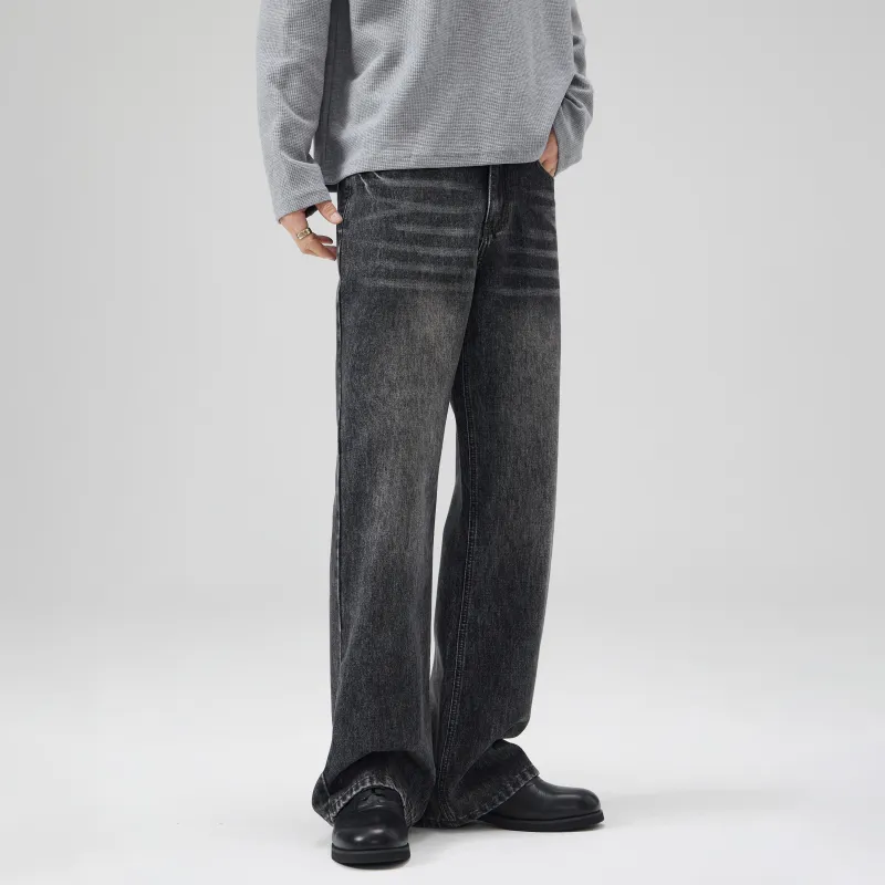 KM Jeans Unisex Black Gray Color-3