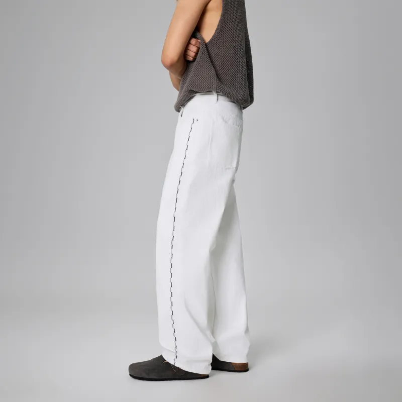 KM Jeans Unisex White-5