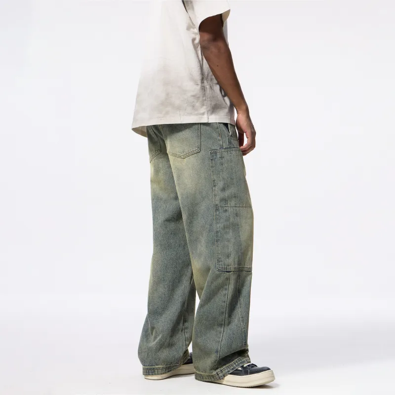 KM Jeans Unisex Vintage Blue-5