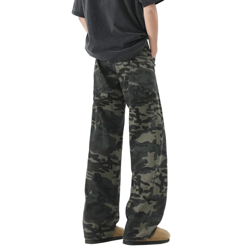 KM Casual Pants Unisex Camouflage-1