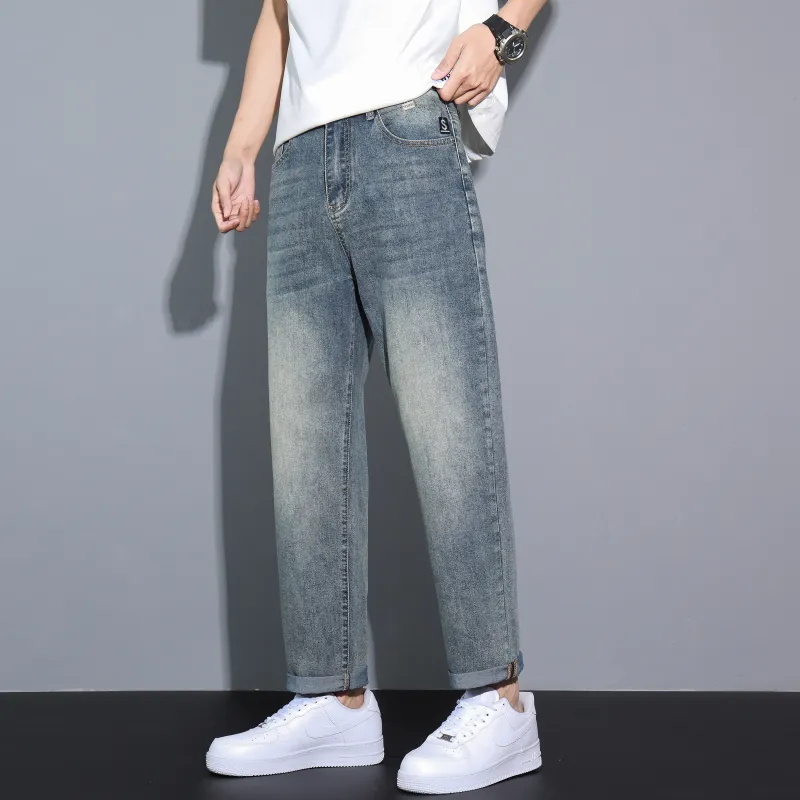 KM Jeans Unisex Dusty Gray Blue-4