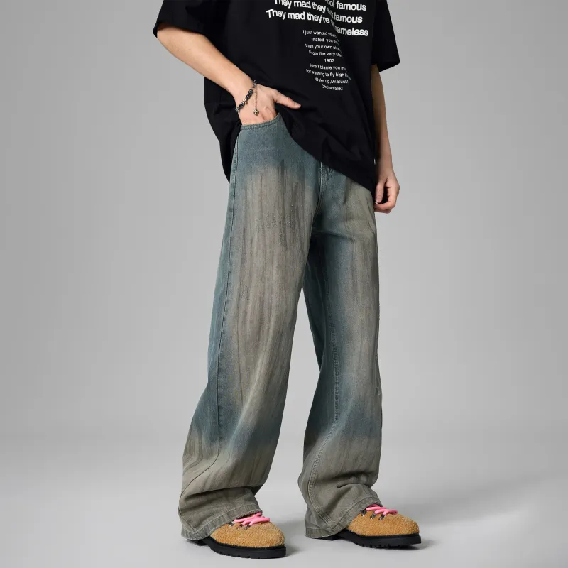 KM Jeans Unisex Blue Gray-4