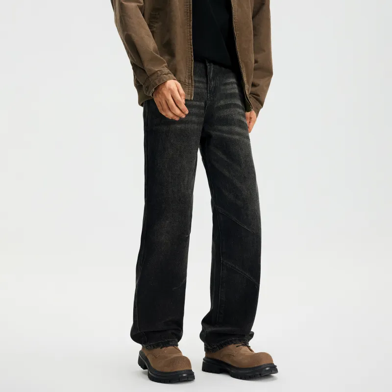 KM Jeans Unisex Black Gray Color-3