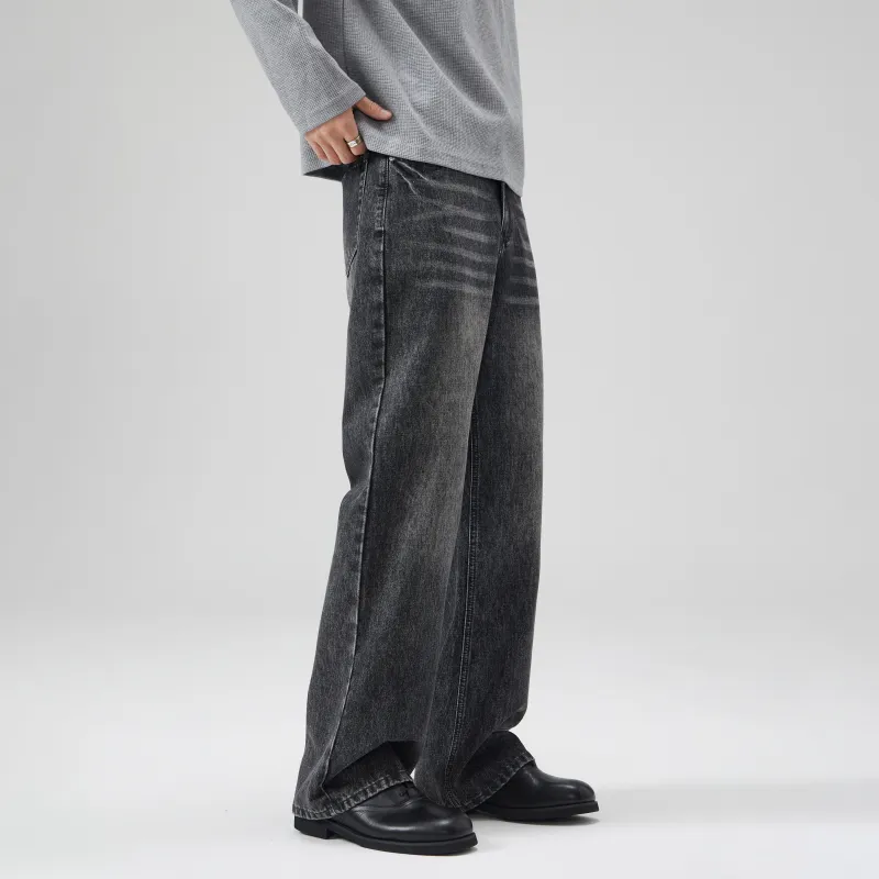 KM Jeans Unisex Black Gray Color-4
