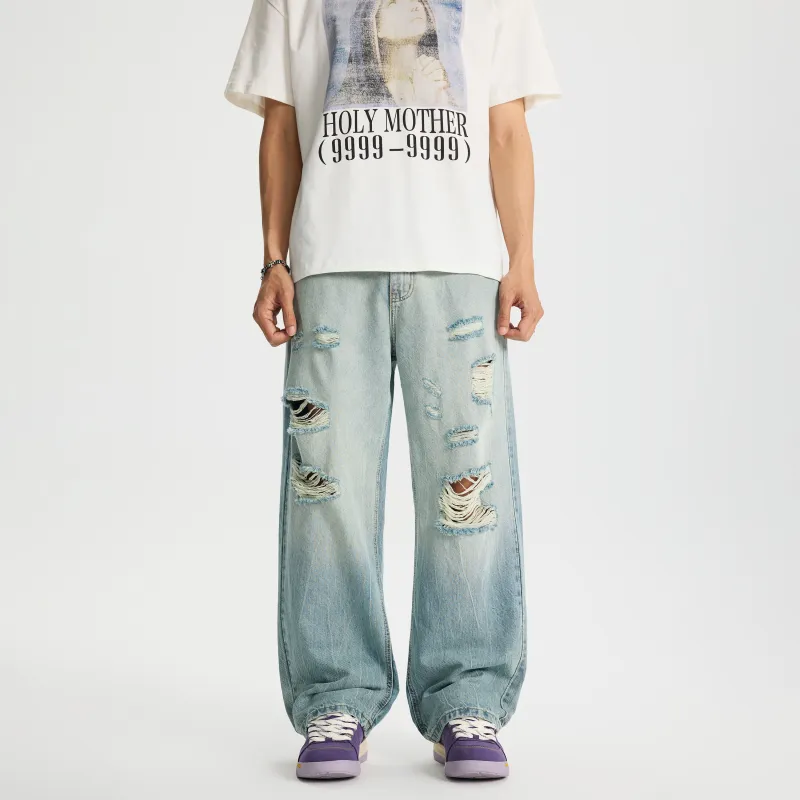 KM Jeans Unisex Peacock Blue-2