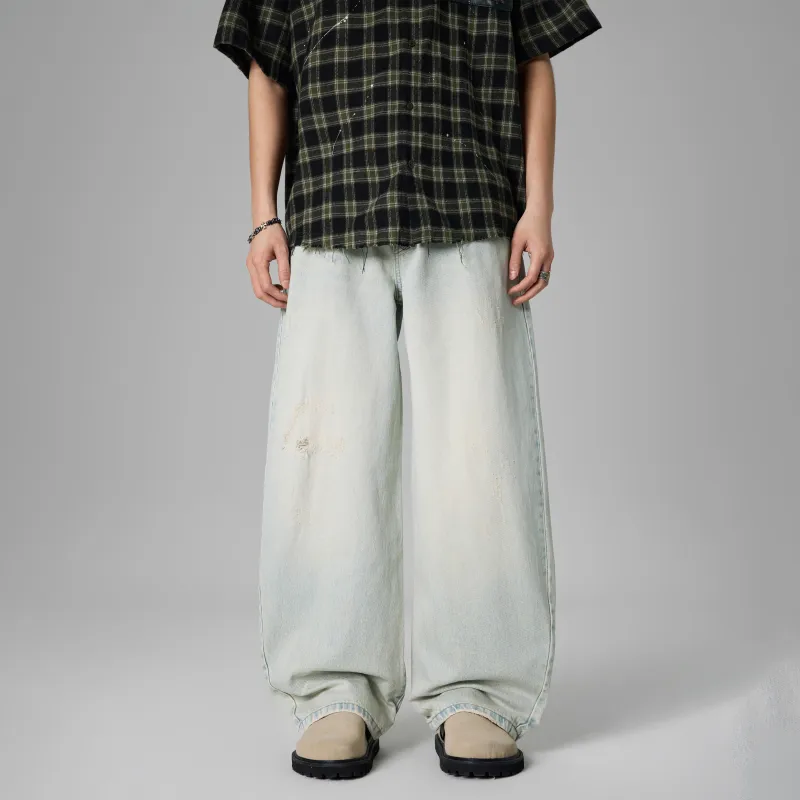 KM Jeans Unisex Vintage Light Blue-1