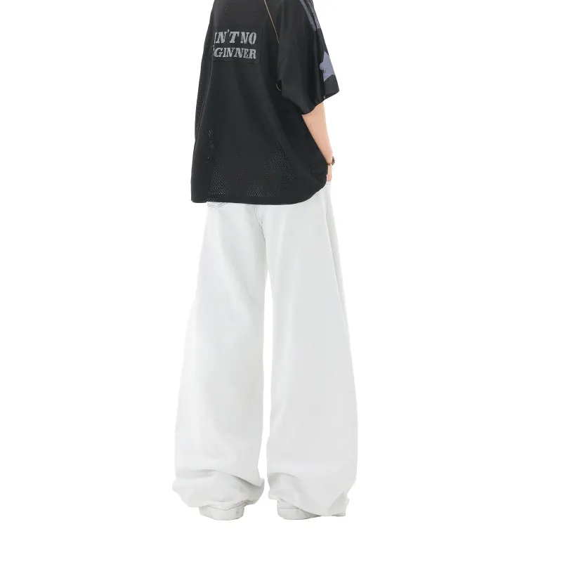 KM Jeans Unisex American White-5