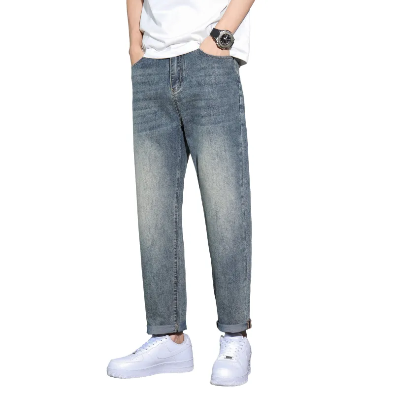 KM Jeans Unisex Dusty Gray Blue-3