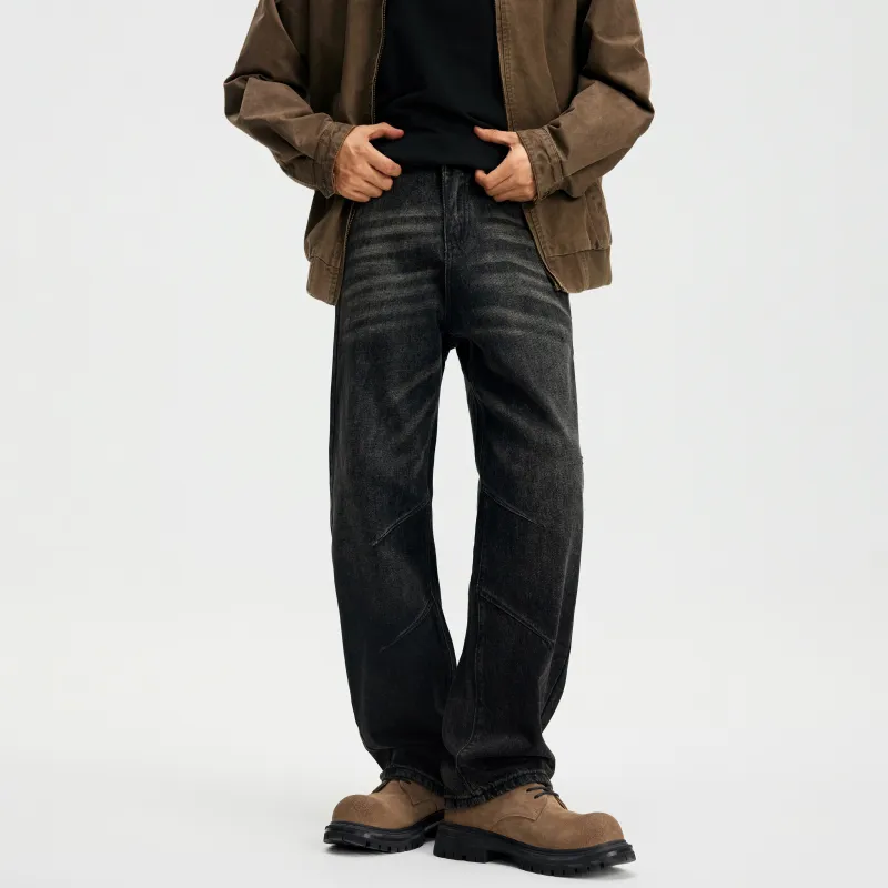 KM Jeans Unisex Black Gray Color-1