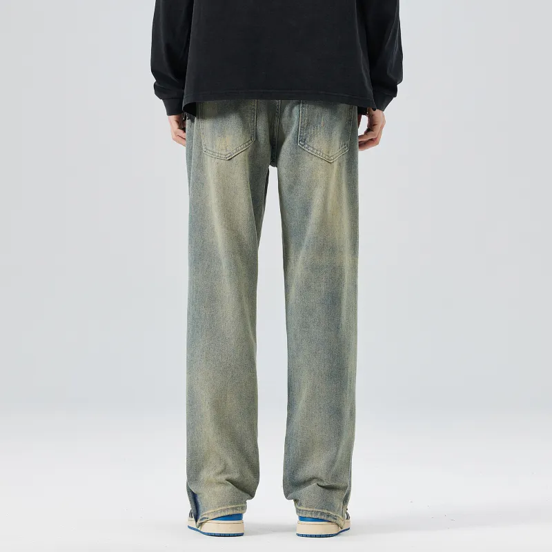 KM Jeans Unisex Yellow Mud-3