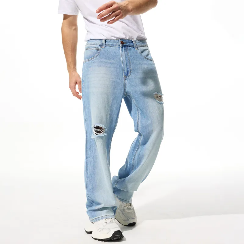 KM Jeans Unisex Colorful Blue-4