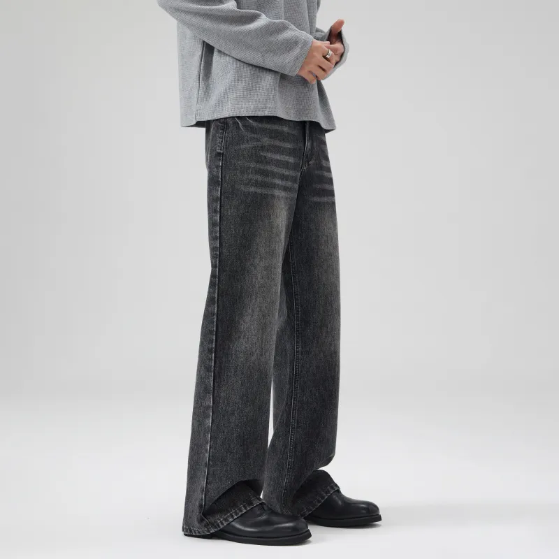 KM Jeans Unisex Black Gray Color-5