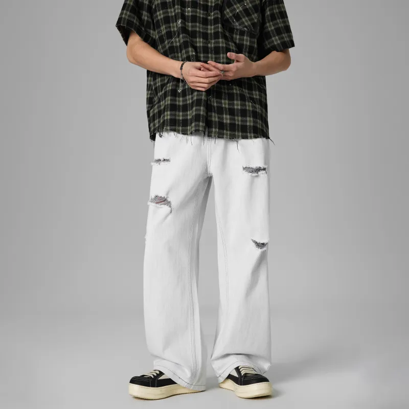 KM Jeans Unisex White-2