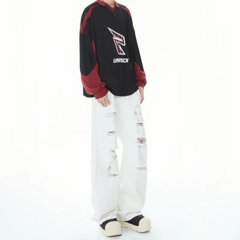 KM Jeans Unisex White-5