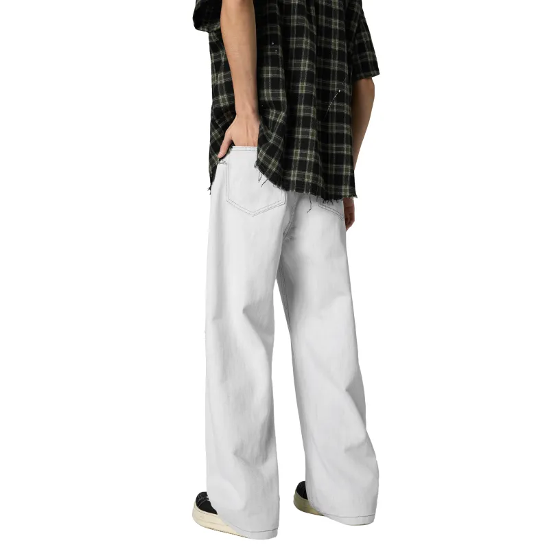 KM Jeans Unisex White-1