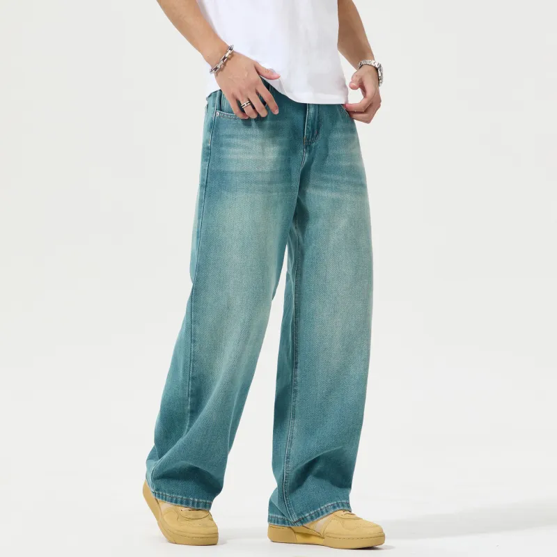 KM Jeans Unisex Peacock Blue-4