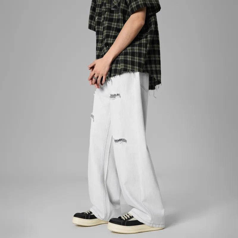 KM Jeans Unisex White-4