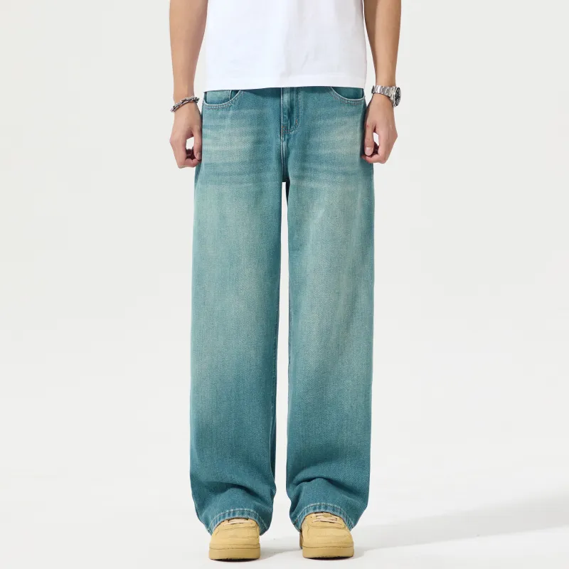 KM Jeans Unisex Peacock Blue-2