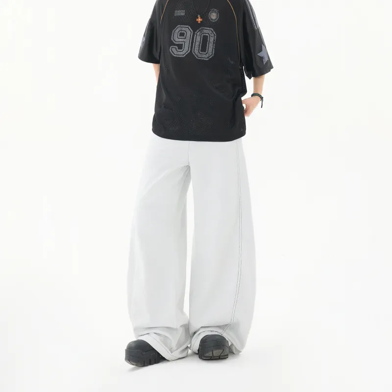 KM Jeans Unisex American White-3