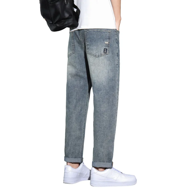 KM Jeans Unisex Dusty Gray Blue-5