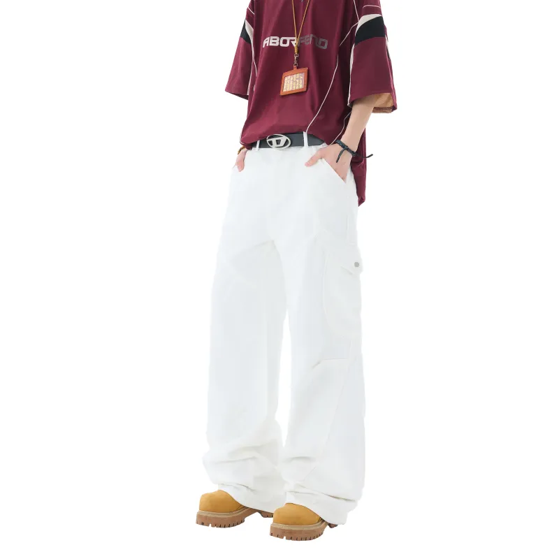 KM Jeans Unisex White-1