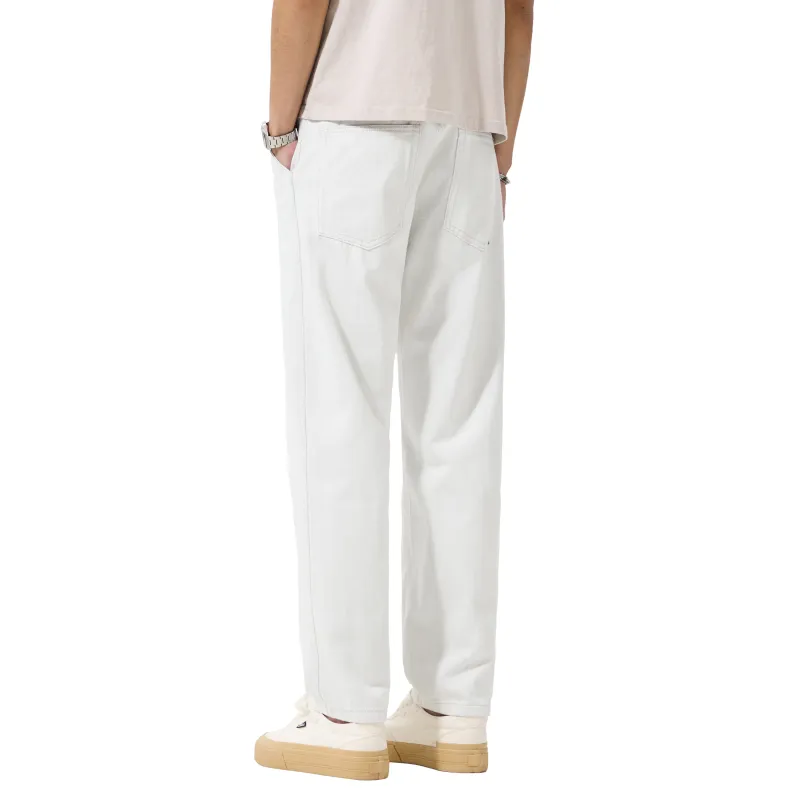 KM Jeans Unisex White-1