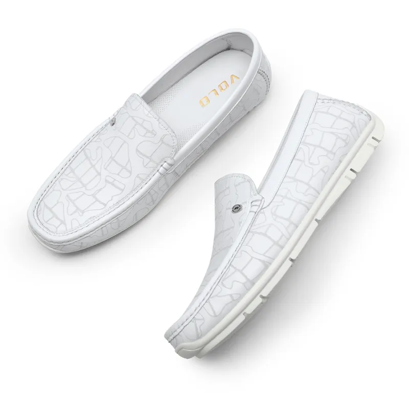 VOLO Slipper Shoes Beanie Shoes Men's White-2