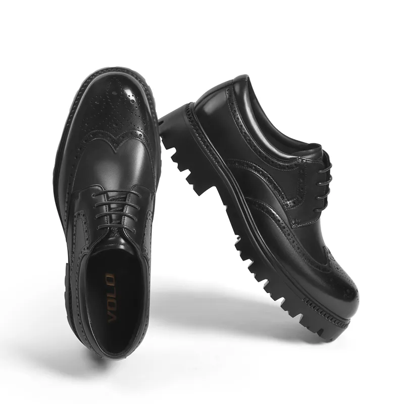VOLO Big Head Shoes Men's Casual Shoes Men's Dark Coffee-6
