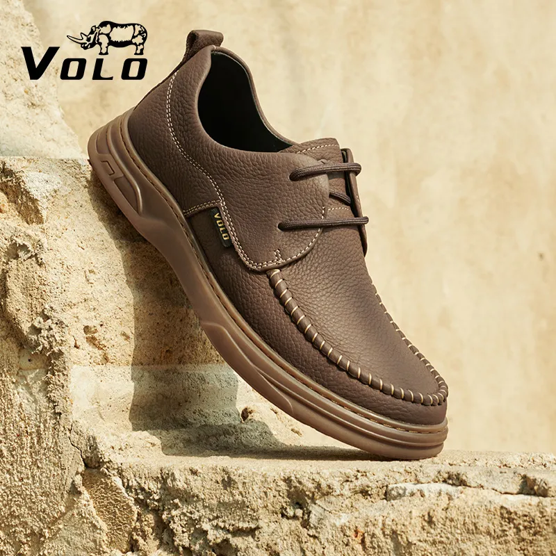 VOLO Work Boots Casual Shoes Men's Black-12