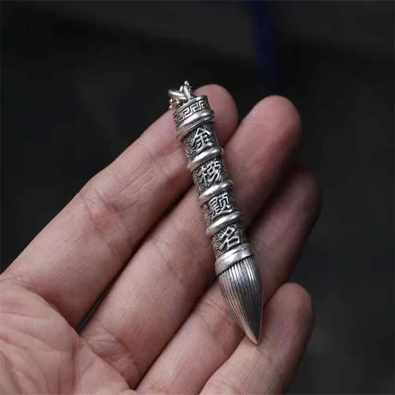 JINLUWANG 990 Silver Pendants Unisex-2