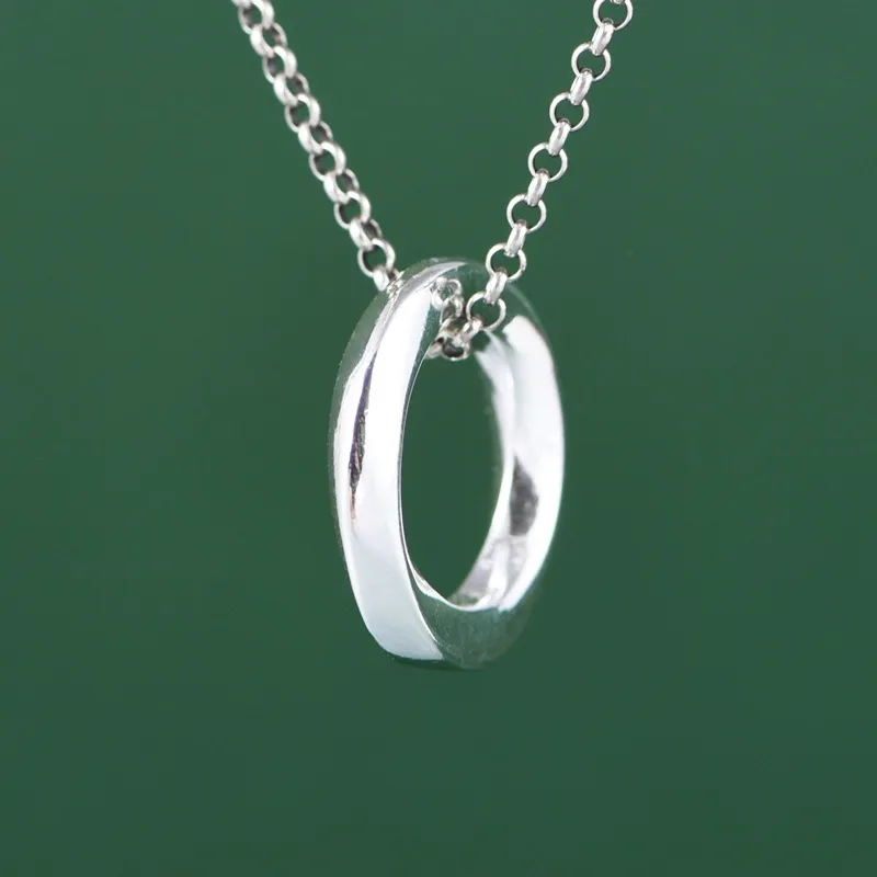 JINLUWANG 990 Silver Pendants Unisex-3