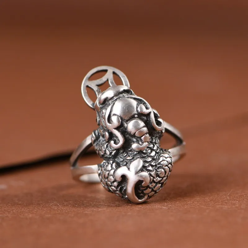 JINLUWANG S925 Silver Rings Women's-4