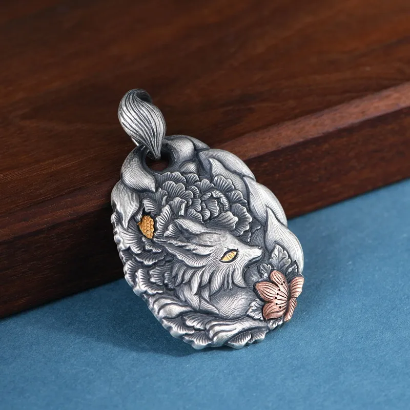 JINLUWANG 999 Fine Silver Necklaces Women's-3