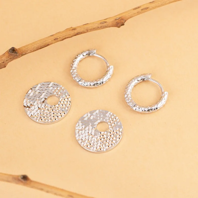 JINLUWANG S925 Silver Earrings Women's-3