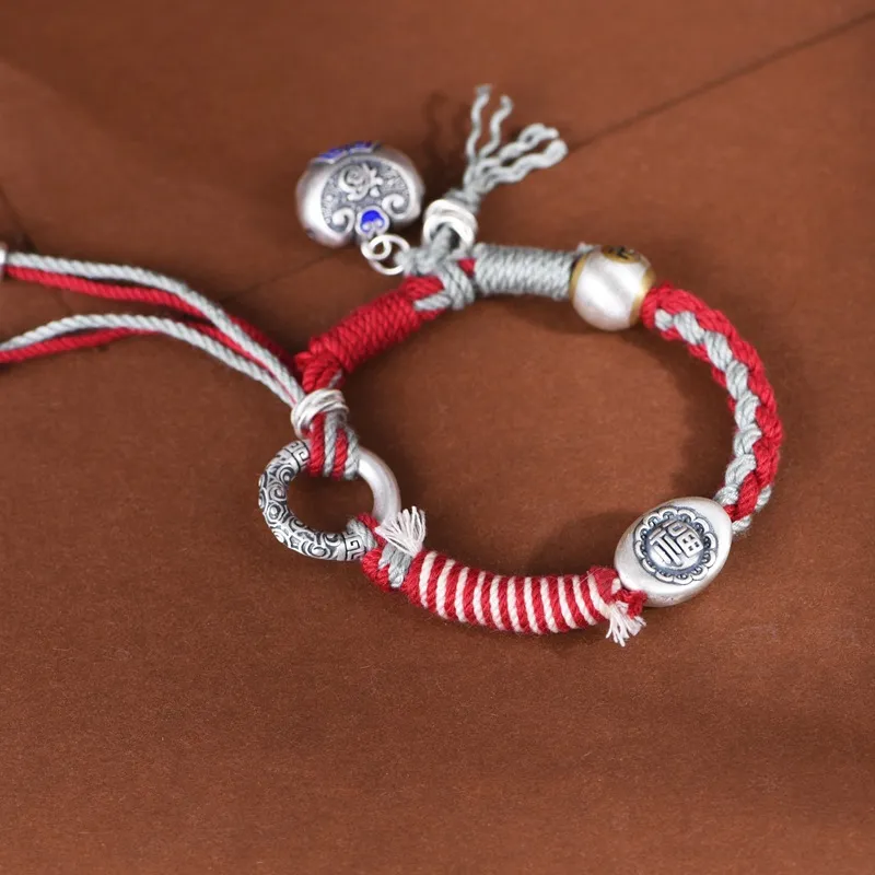 JINLUWANG S925 Silver Bracelets Women's-3