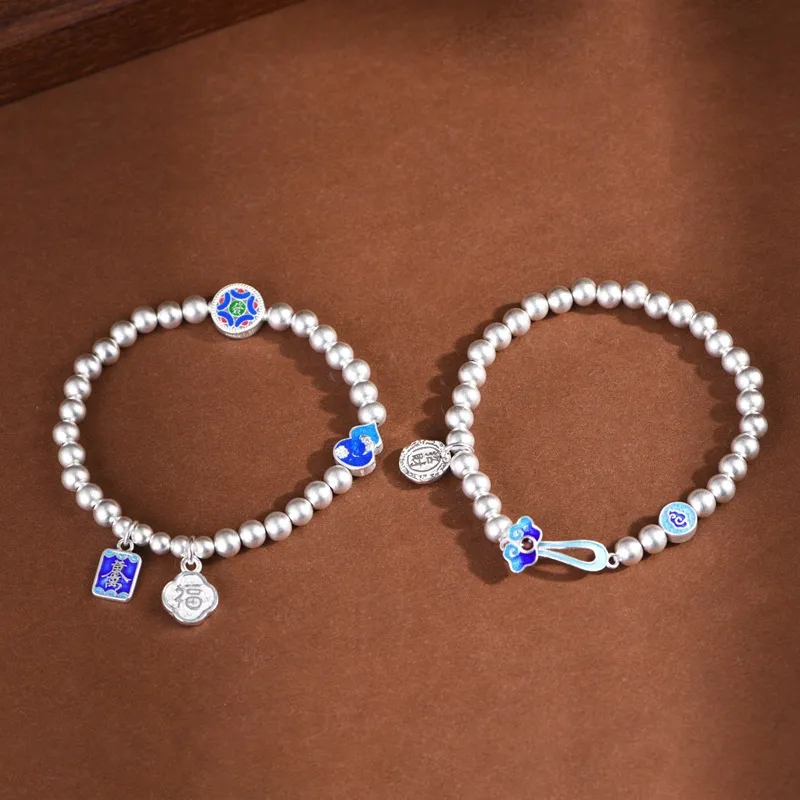 JINLUWANG 999 Fine Silver Bracelets Women's-1
