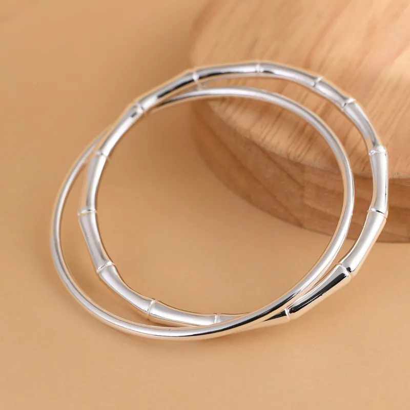 JINLUWANG 999 Fine Silver Sterling Silver Bracelets Women's-2