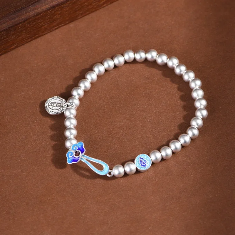 JINLUWANG 999 Fine Silver Bracelets Women's-6