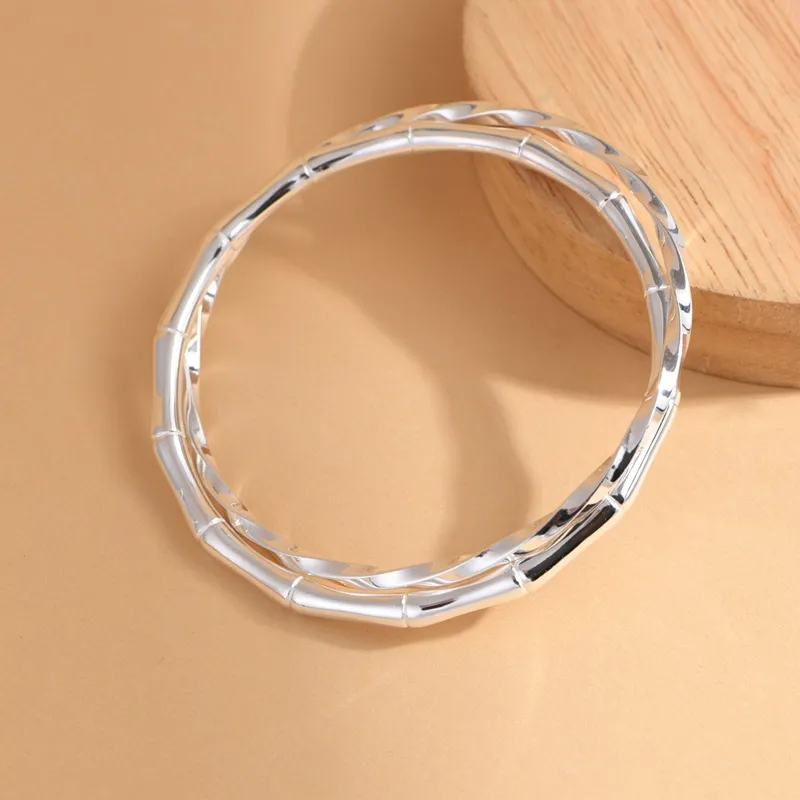 JINLUWANG 999 Fine Silver Sterling Silver Bracelets Women's-2