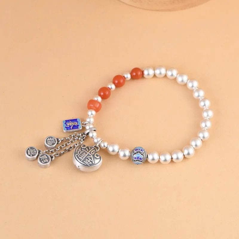 JINLUWANG 999 Fine Silver Bracelets Women's-1