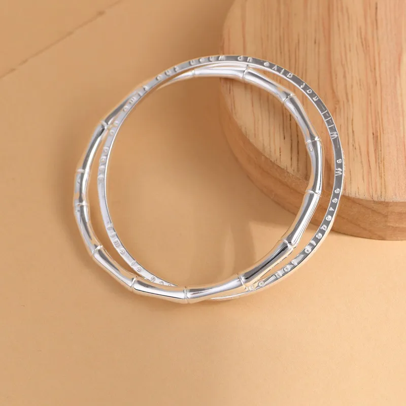 JINLUWANG 999 Fine Silver Sterling Silver Bracelets Women's-1