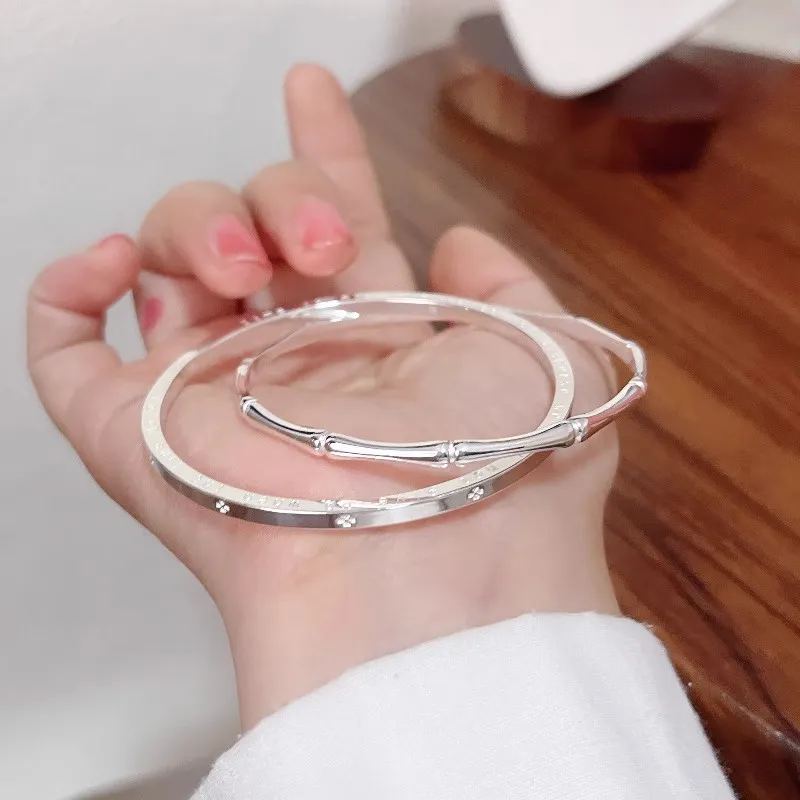 JINLUWANG 999 Fine Silver Sterling Silver Bracelets Women's-7