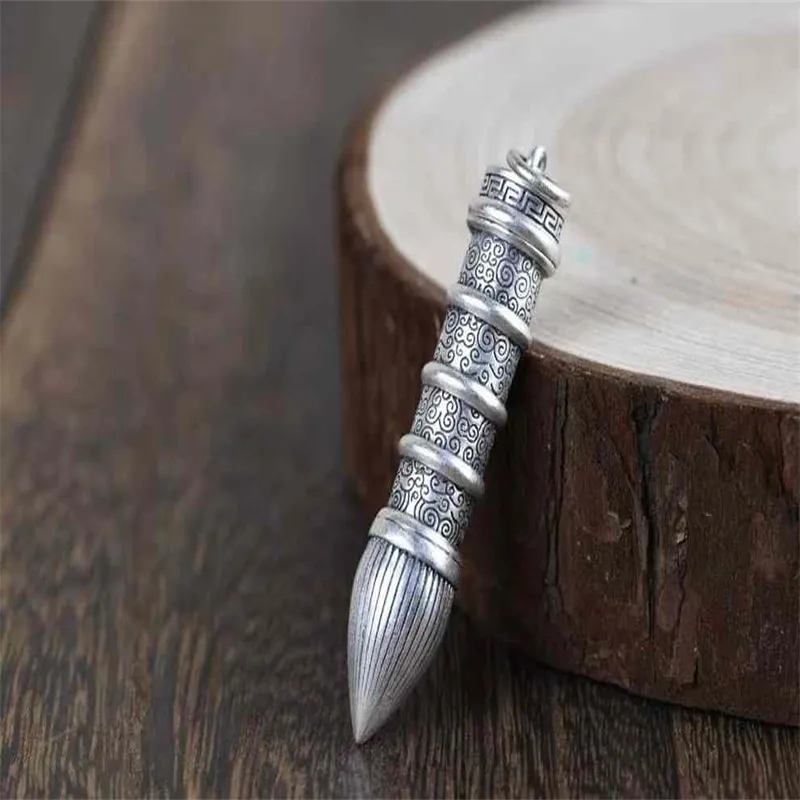 JINLUWANG 990 Silver Pendants Unisex-1